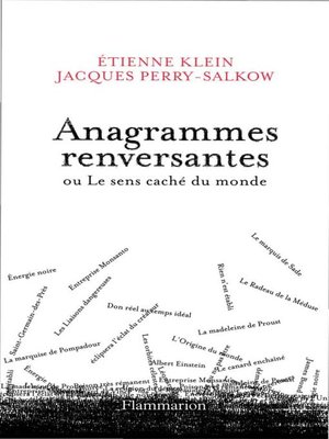 cover image of Anagrammes renversantes